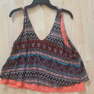 Printed Hollister tank top